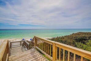 House, 3 Bedrooms, Ocean View, Beachfront | Beach | On the beach - 3 by the Sea 3 Bedroom Holiday Home by Five Star Properties (Panama City Beach)