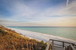 House, 3 Bedrooms, Ocean View, Beachfront | Beach | On the beach - 3 by the Sea 3 Bedroom Holiday Home by Five Star Properties (Panama City Beach)