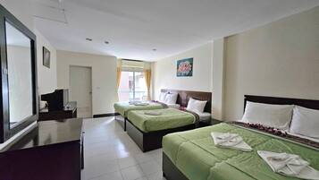 Family Room | In-room safe, desk, blackout drapes, free WiFi