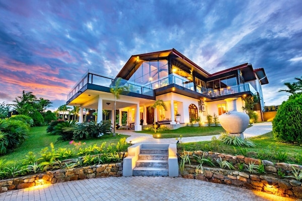 Front of property – evening/night