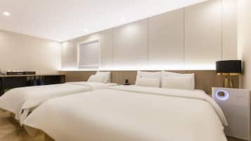 Suite Twin Room | Individuelt design, lydisolering, gratis Wi-Fi, sengetøj