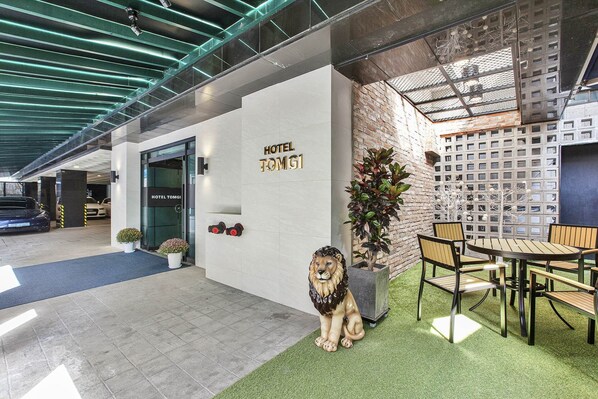 Façade de l’hébergement