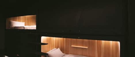 Premium bedding, memory-foam beds, in-room safe, blackout curtains