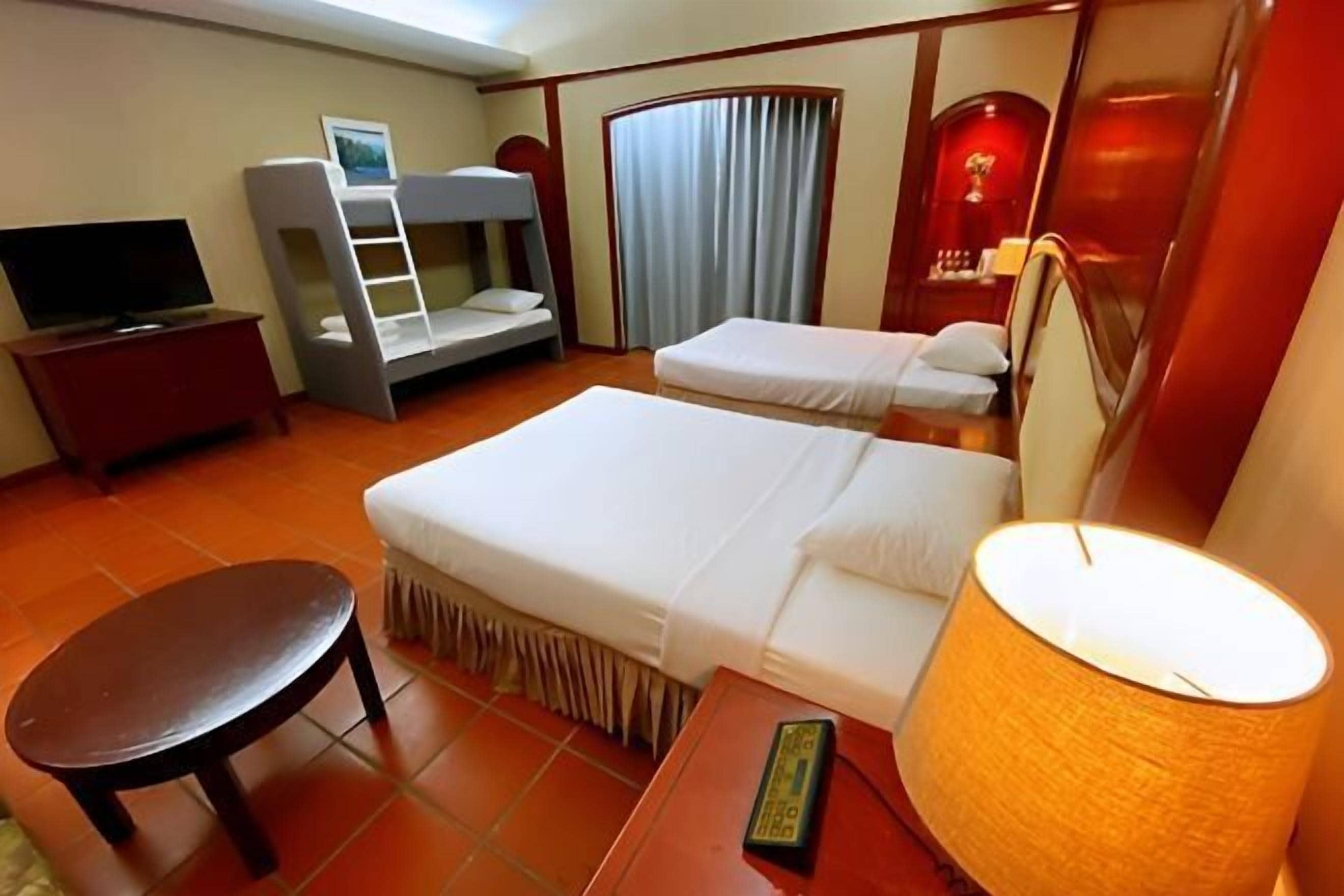 In-room safe, blackout curtains, iron/ironing board