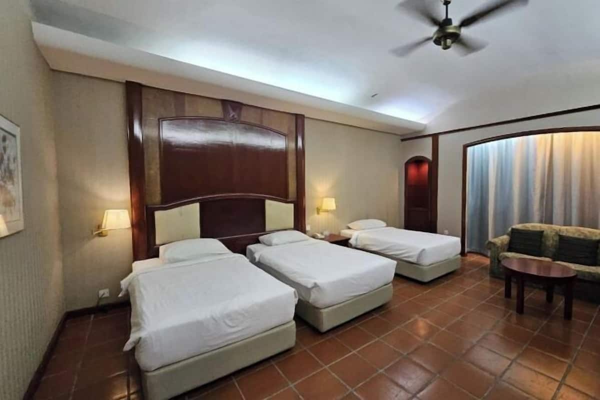 In-room safe, blackout curtains, iron/ironing board