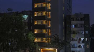 Front of property - evening/night