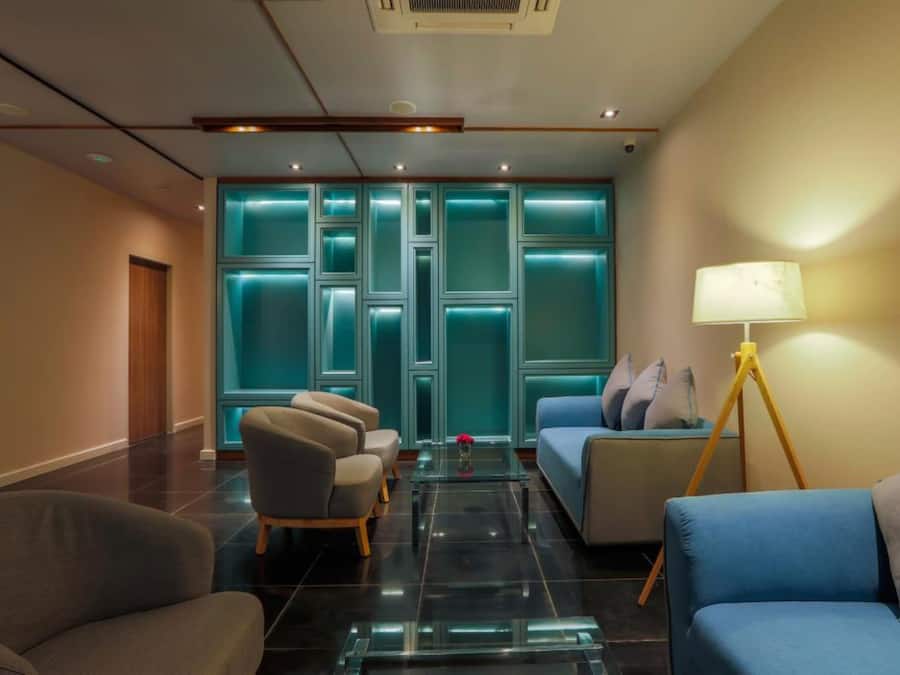 Lobby sitting area
