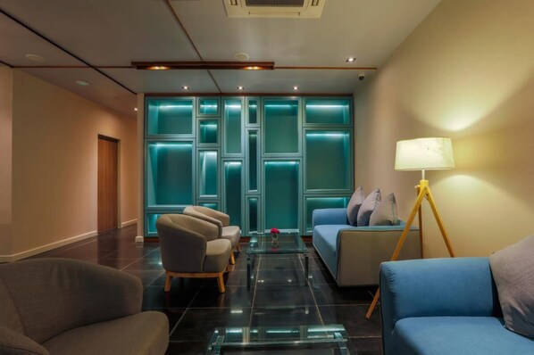 Sala de estar en el lobby