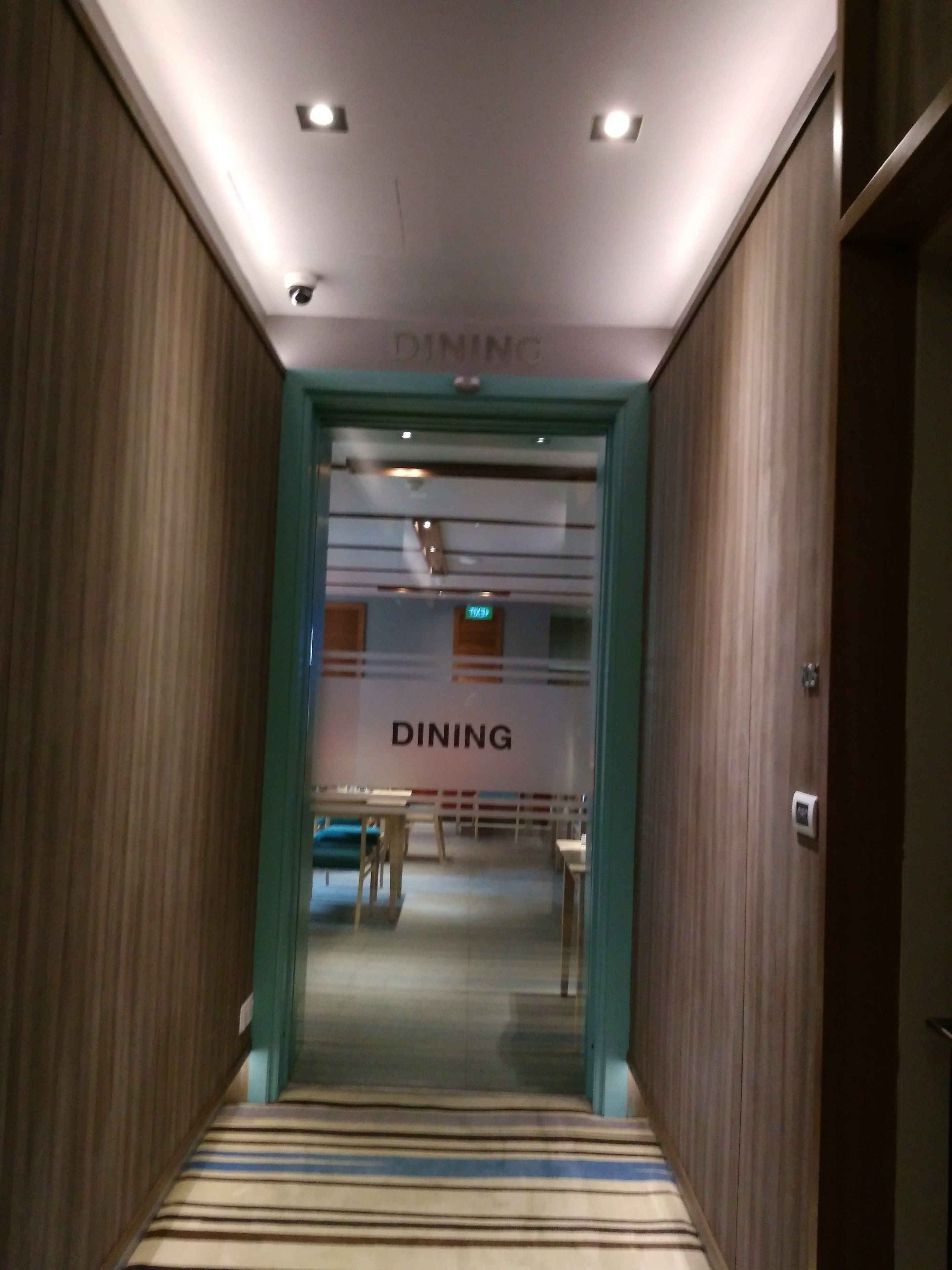 Breakfast, lunch and dinner served