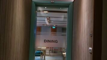 Breakfast, lunch and dinner served