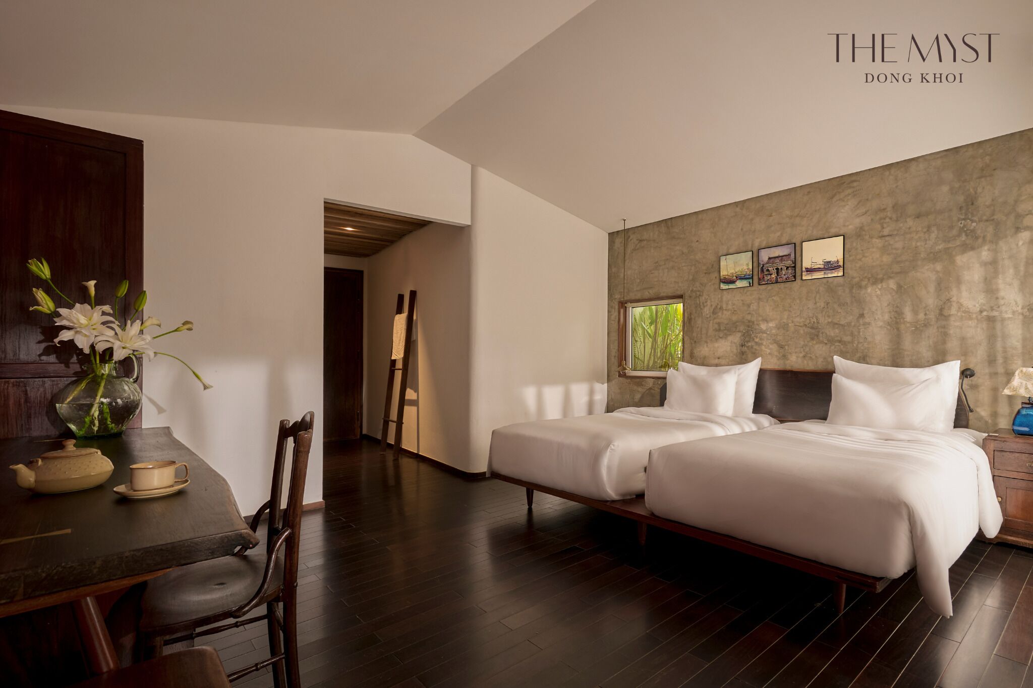 serene corner balcony twin room | 1 bedroom, free minibar items, in-room safe, blackout curtains