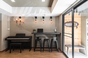 Sala de estar en el lobby