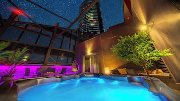 Apartamento Deluxe, terraza (Hot Tub) | Terraza o patio