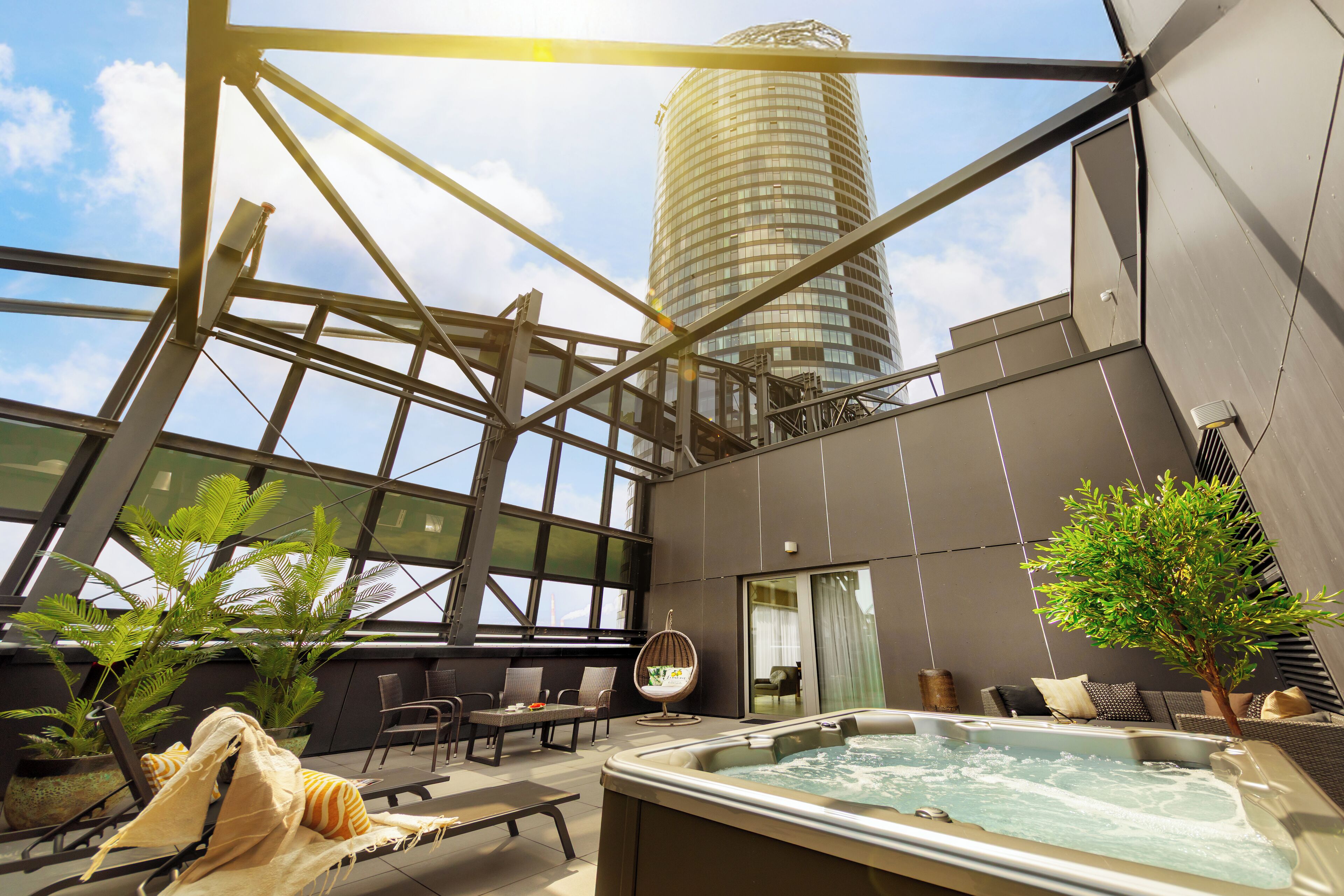 Appartement Deluxe, terrasse (Hot Tub) | Terrasse/Patio