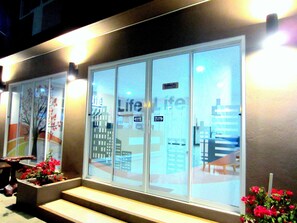 Interior entrance