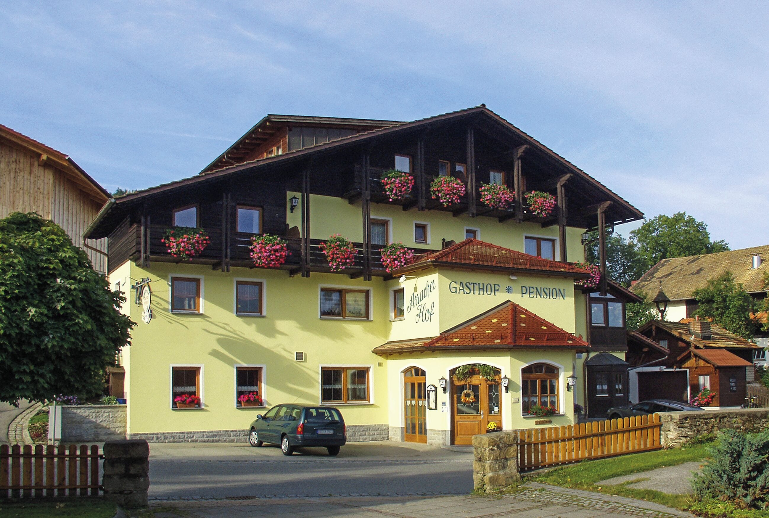 Façade de l’hébergement