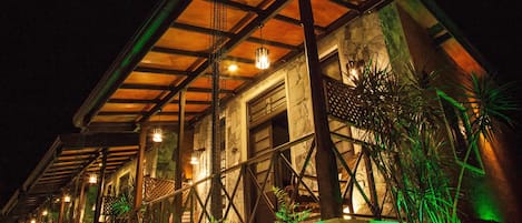 Front of property - evening/night