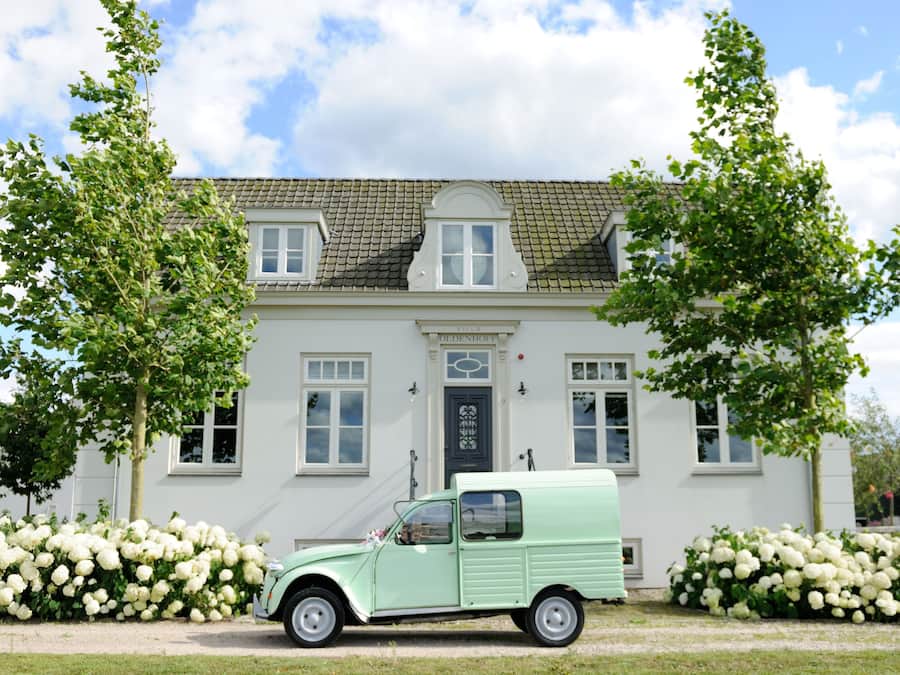 Voorkant van accommodatie