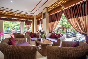 Sitteområde i lobbyen