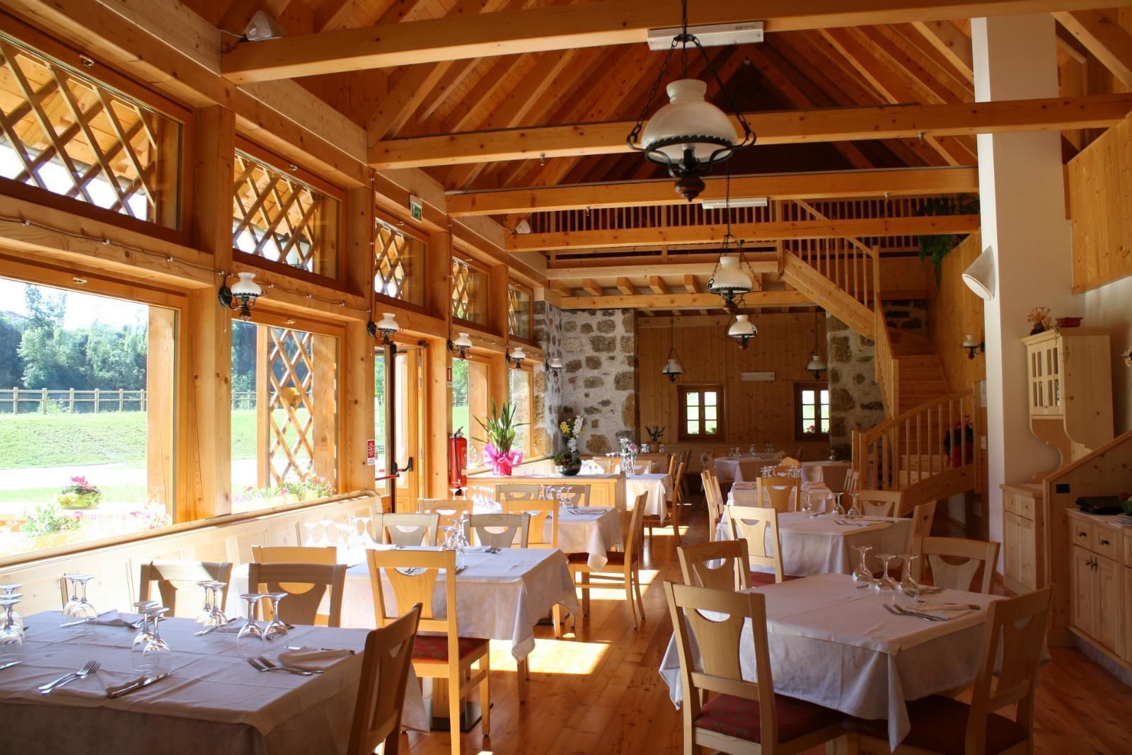 breakfast, lunch, dinner served; italian cuisine