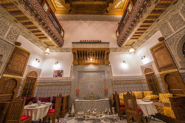 Zona de estar del vestíbulo