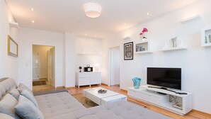 Leilighet – design, 1 soverom (Top 55) | Oppholdsområde