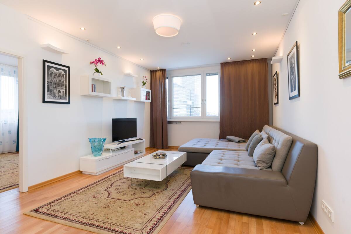 Design Condo, 1 Bedroom (Top 55) | Living area