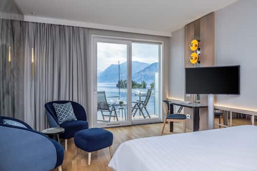 Deluxe Double Room, 1 Bedroom, Balcony, Lake View (BELLAVISTA) | Premium bedding, minibar, in-room safe, desk