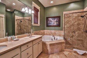 House, 6 Bedrooms, Ocean View, Sea Facing | Bathroom | Shower, towels - Casa di Tramonto 6 Bedroom Holiday Home by Five Star Properties (Destin)