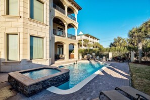 House, 6 Bedrooms, Ocean View, Sea Facing | Outdoor pool