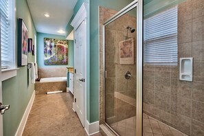 Ferienhaus, 4 Schlafzimmer, Meerblick, Meerseite | Badezimmer