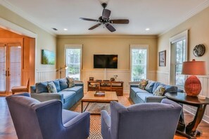 House, 5 Bedrooms, Sea Facing | Living area - Dragonfly Dreams 5 Bedroom Holiday Home by Five Star Properties (Santa Rosa Beach)