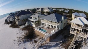 Aerial view - Storks Nest 6 Bedroom Holiday Home by Five Star Properties (Santa Rosa Beach)