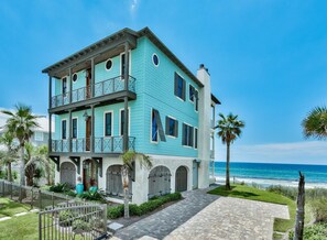 Ferienhaus, 5 Schlafzimmer, Meerblick, Strandnähe | Fassade der Unterkunft