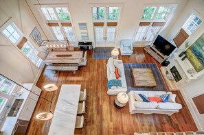 บ้านพัก, 4 ห้องนอน, หันหน้าสู่ทะเล | ห้องนั่งเล่น