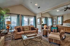 House, 5 Bedrooms, Ocean View, Sea Facing | Living area - Villa Playa 5 Bedroom Holiday Home by Five Star Properties (Destin)