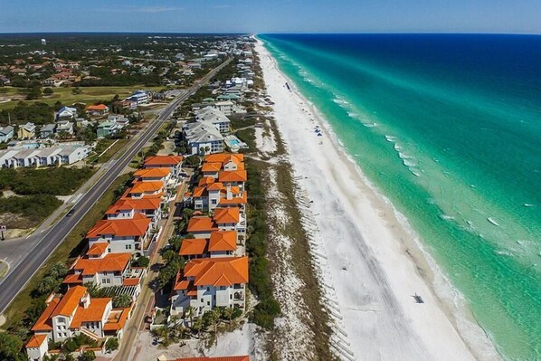 Aerial view - Laissez Faire 5 Bedroom Holiday Home by Five Star Properties (Santa Rosa Beach)