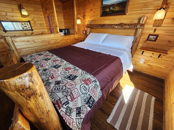 Cabaña | 1 dormitorio, minibar, caja fuerte y decoración individual