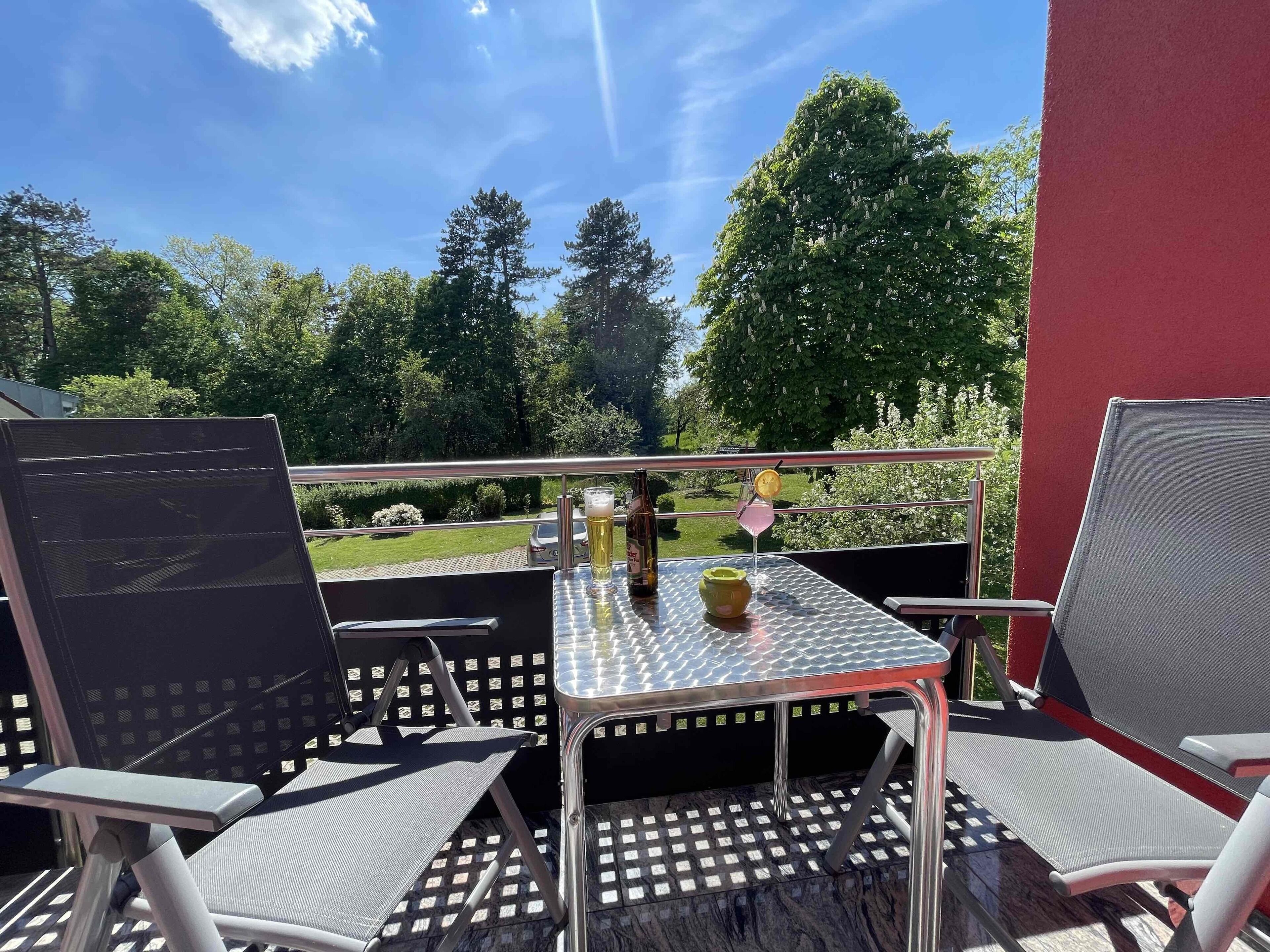 Doppelzimmer zur Einzelnutzung | Terrasse/Patio