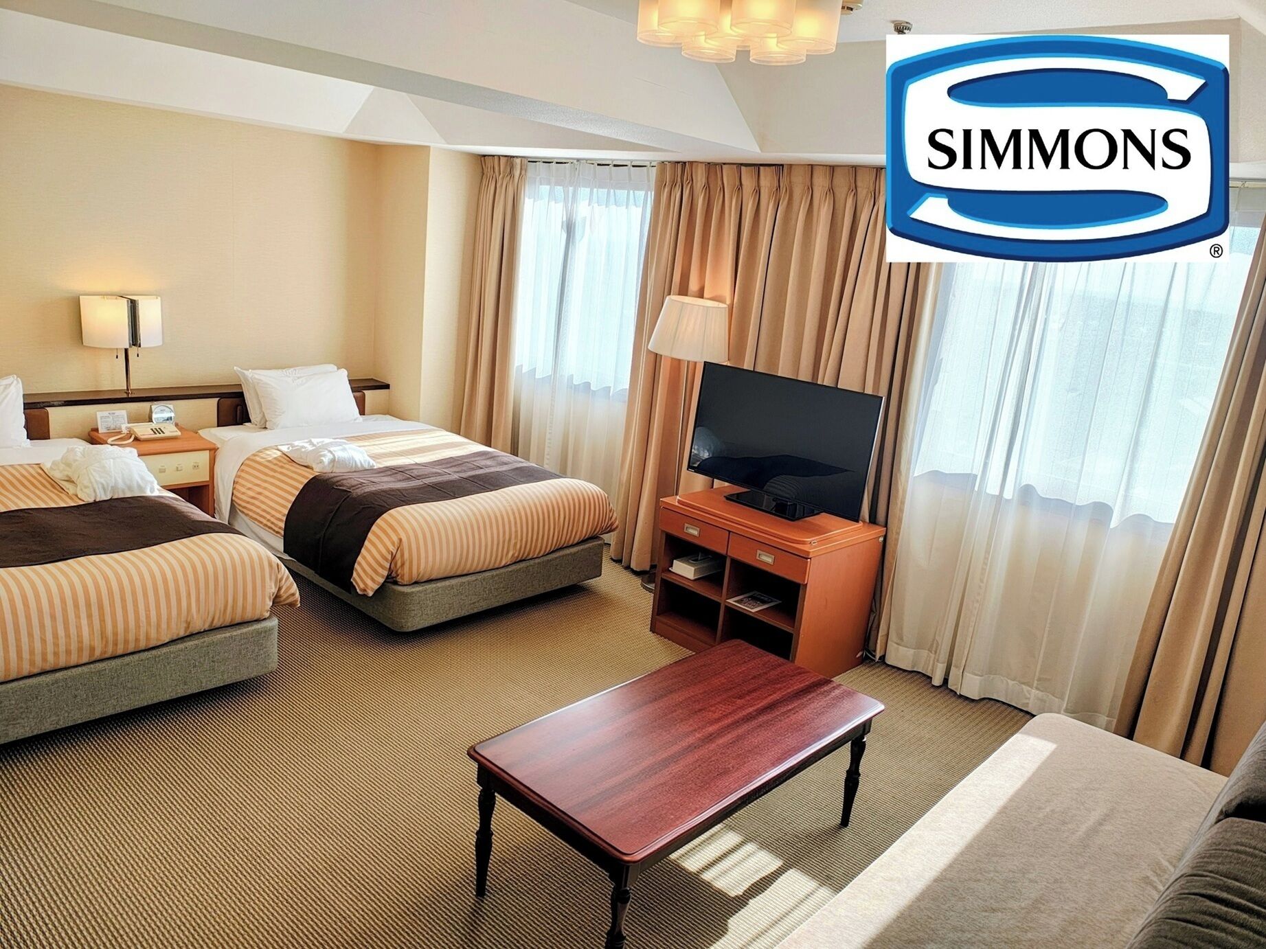 Habitación Deluxe con 2 camas individuales, para no fumadores (Main building) | Escritorio, wifi gratis y ropa de cama 