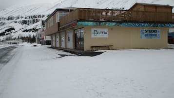 Vue depuis lâhĂ©bergement