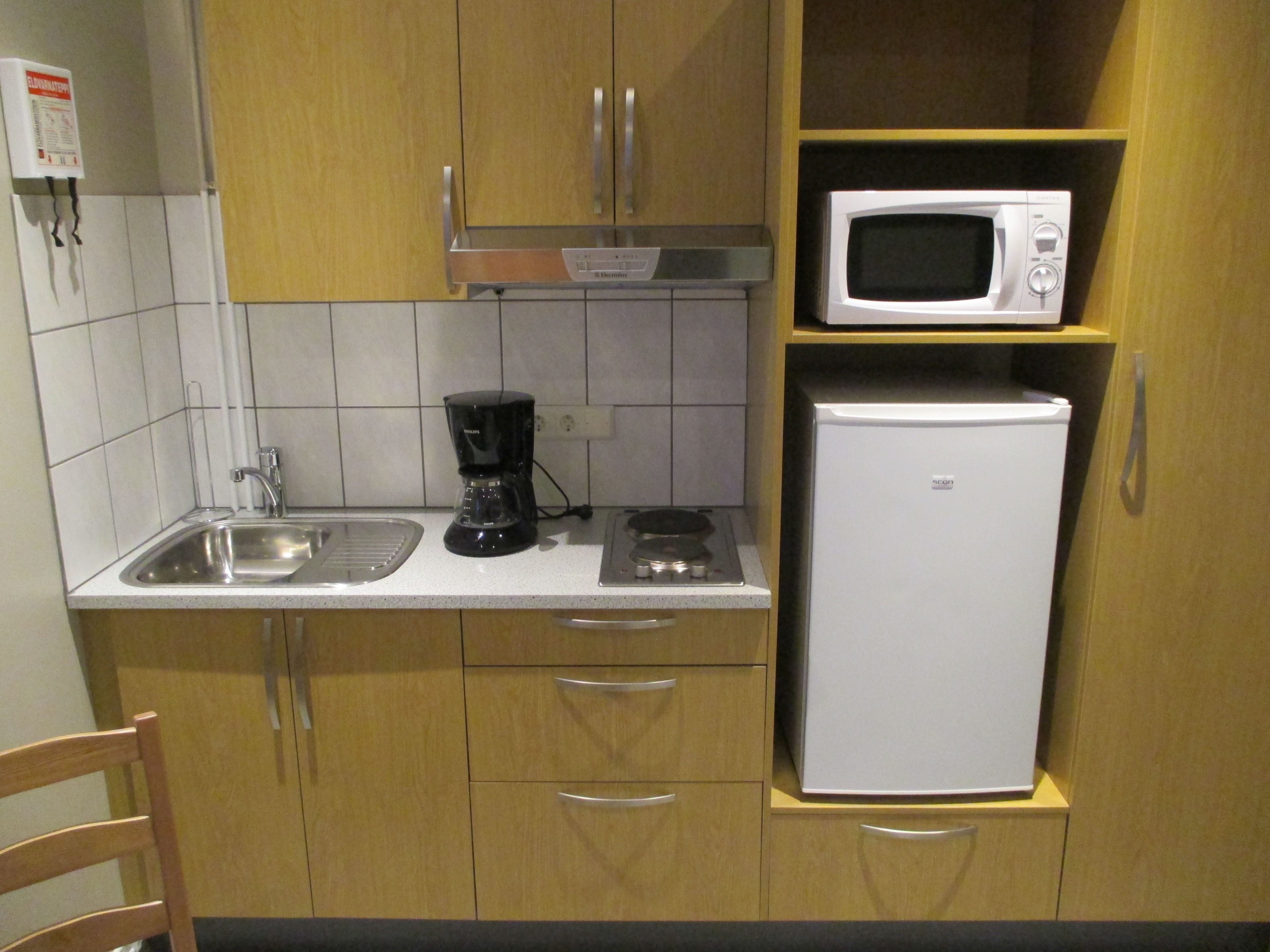 Studio (3 persons) | Eigene Kochnische