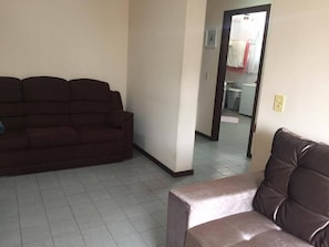 Apartment, Multiple Beds | Living room | Flat-screen TV, pay films - Juliana Beach Apartment (Balneário Camboriú)