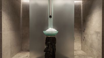 Sauna, hot tub, body treatments, body wraps, body scrubs, facials