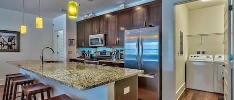 House, 4 Bedrooms, Sea Facing | Private kitchen | Fridge, microwave, coffee/tea maker