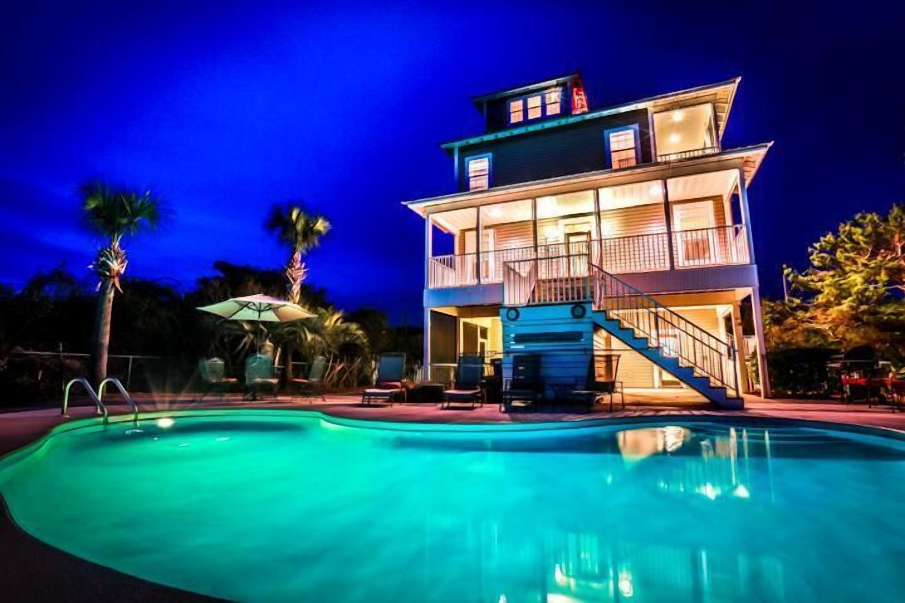 Maison, 4 chambres, vue océan, vue mer | Piscine extérieure