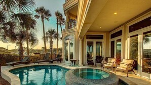 Rumah, 6 kamar tidur, pemandangan samudra, menghadap pantai | Kolam renang outdoor