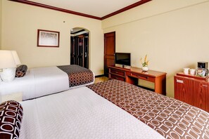 In-room safe, desk, iron/ironing board, free cribs/infant beds