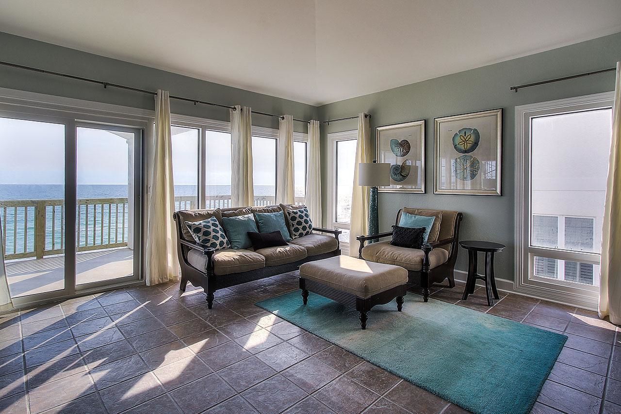 獨棟房屋, 5 間臥室, 海景, 海濱 | 起居區