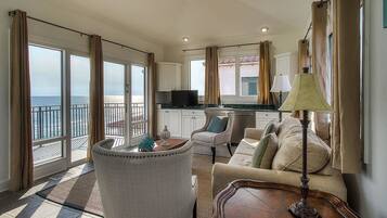 独立别墅, 5 间卧室, 海洋景观, 海滨 | 起居区